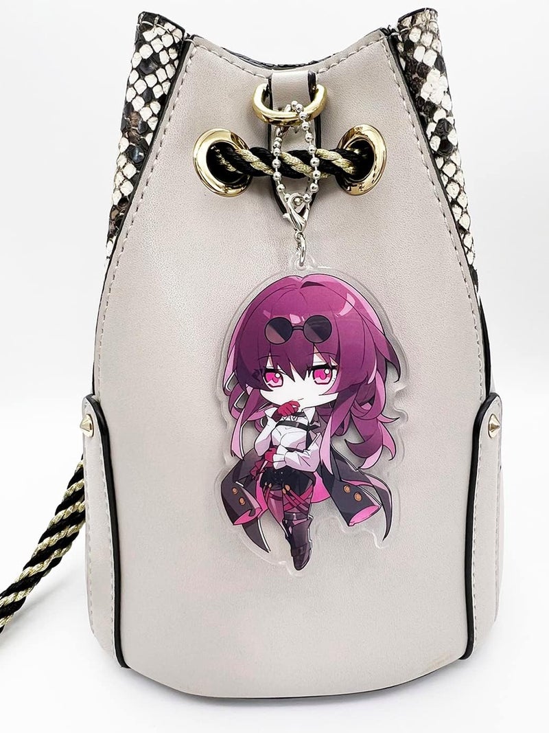 YJacuing Honkai: Star Rail Chibi Cute Acrylic Stand Figure Keychain - Image 5